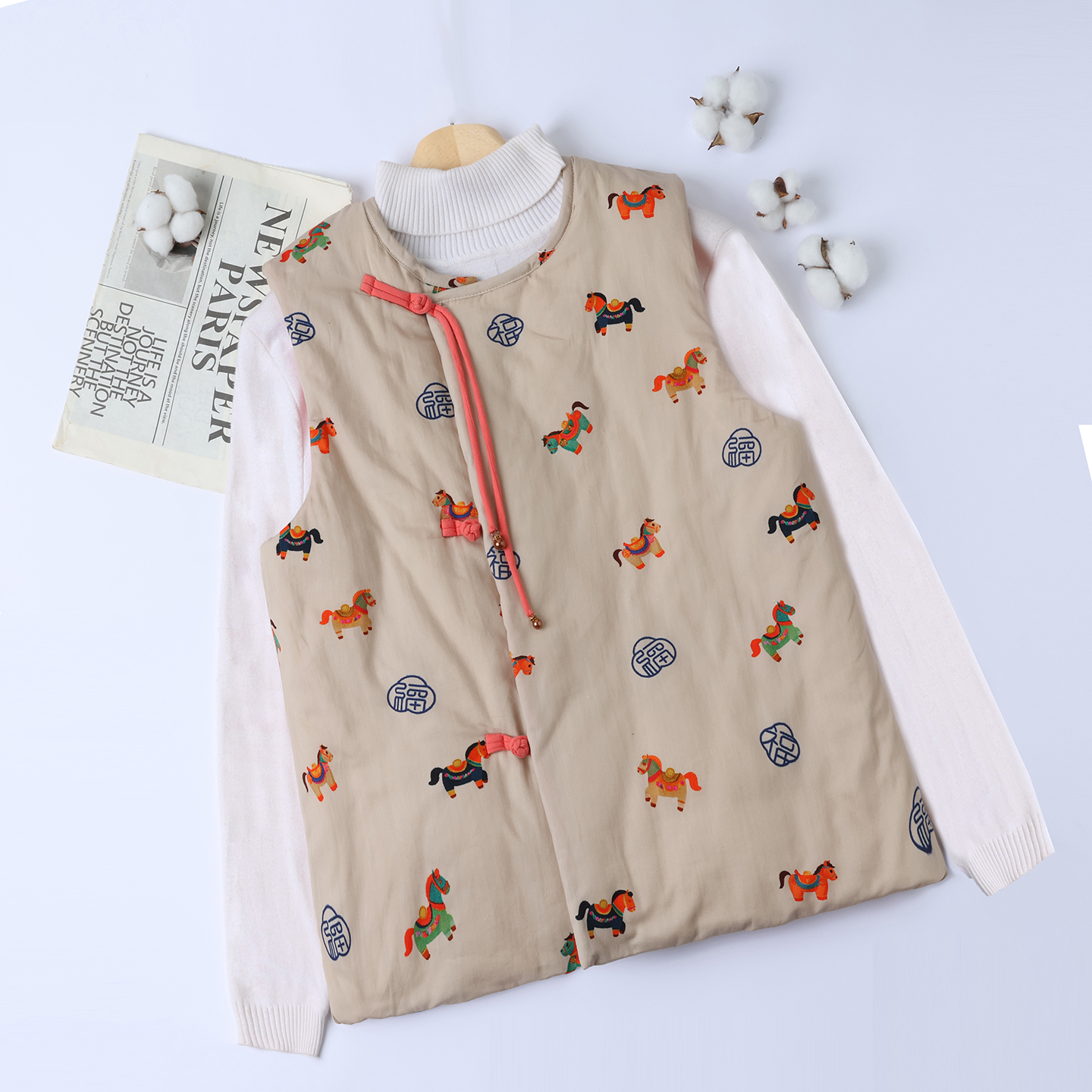 秋冬加厚外穿女马甲新款流苏保暖坎肩休闲时尚上衣马甲新款