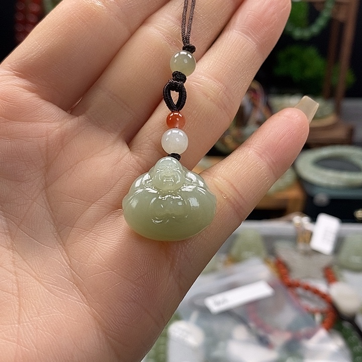 和田玉未镶嵌手机链