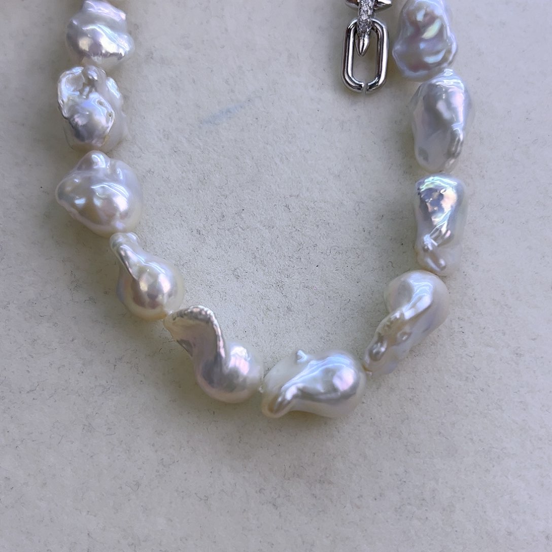 未镶嵌淡水珍珠项链定制359