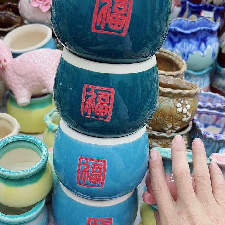 多肉绿植陶瓷花盆