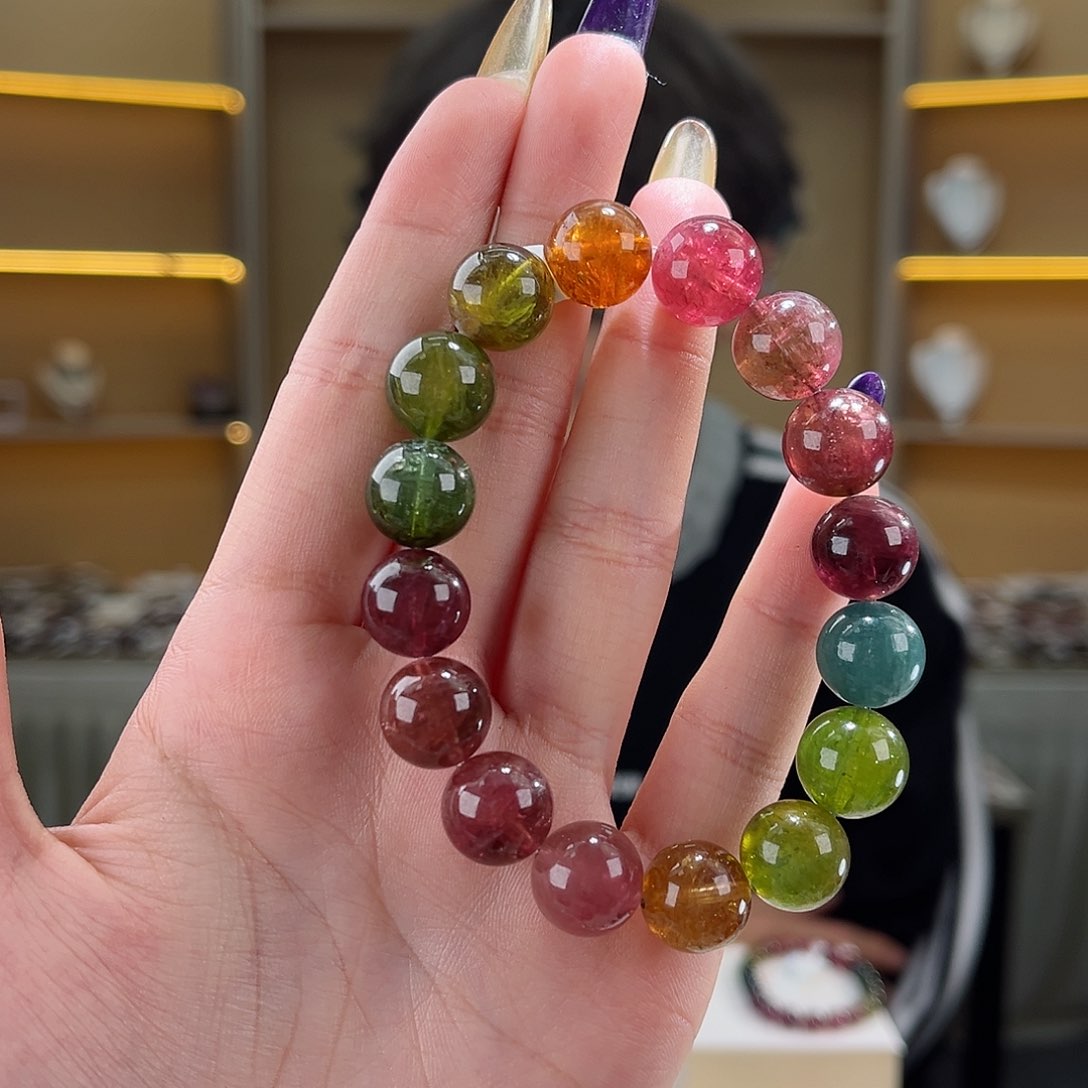 碧玺碧玺12mm（多样性发一件）未镶嵌