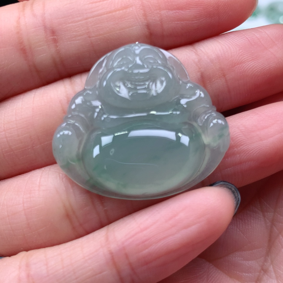 翡翠吊坠(不含链)未镶嵌佛公