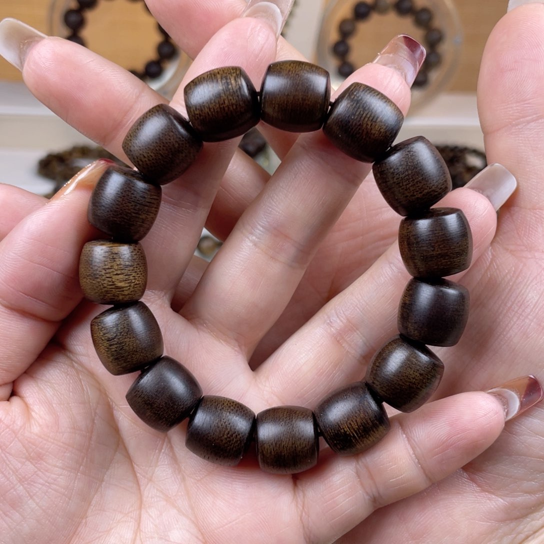 沉香手串冀****园越南芽庄白棋楠