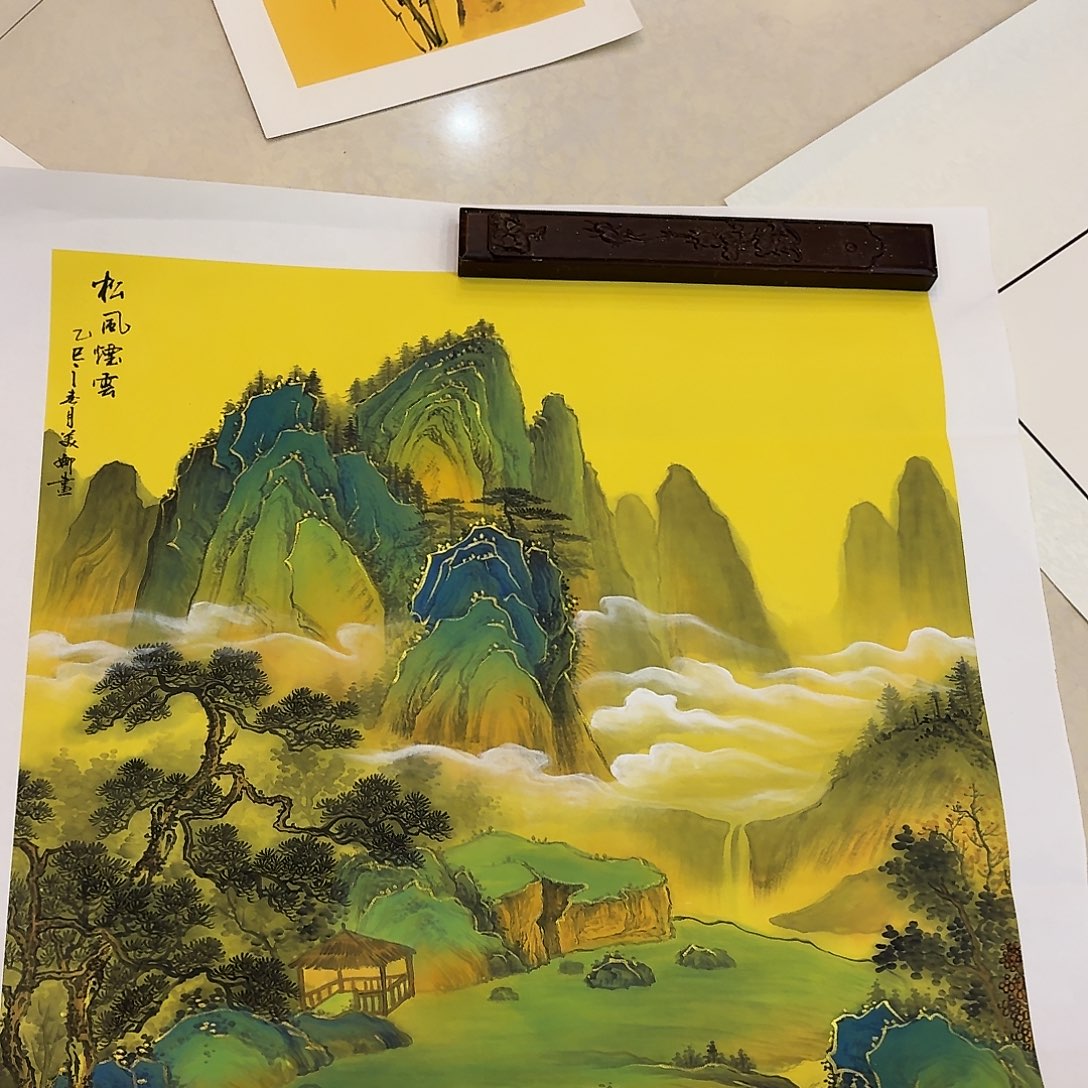 国画国画作品多次入选