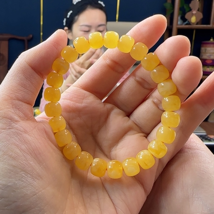 琥珀手串未镶嵌666666666666