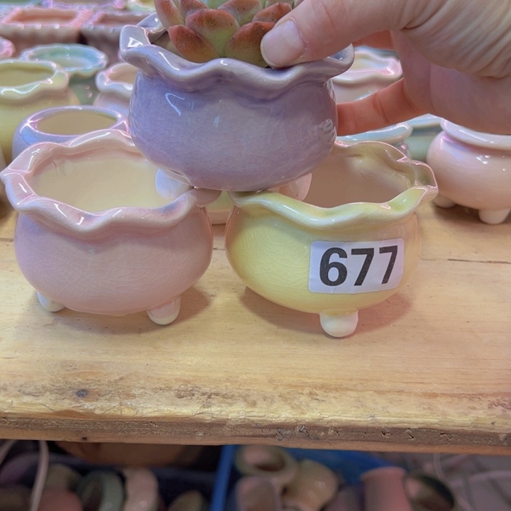 陶瓷花盆当场凑满12包邮