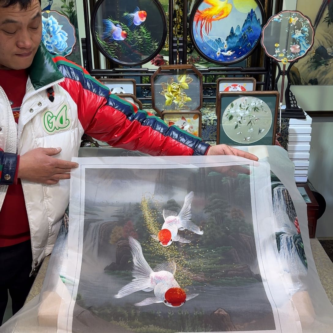 刺绣刺绣工艺精湛