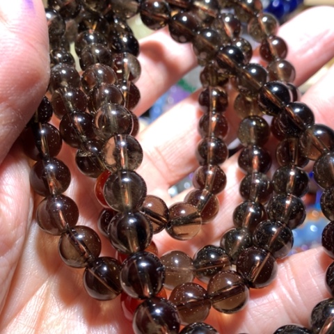 水晶佛珠未镶嵌耙*柑佛珠