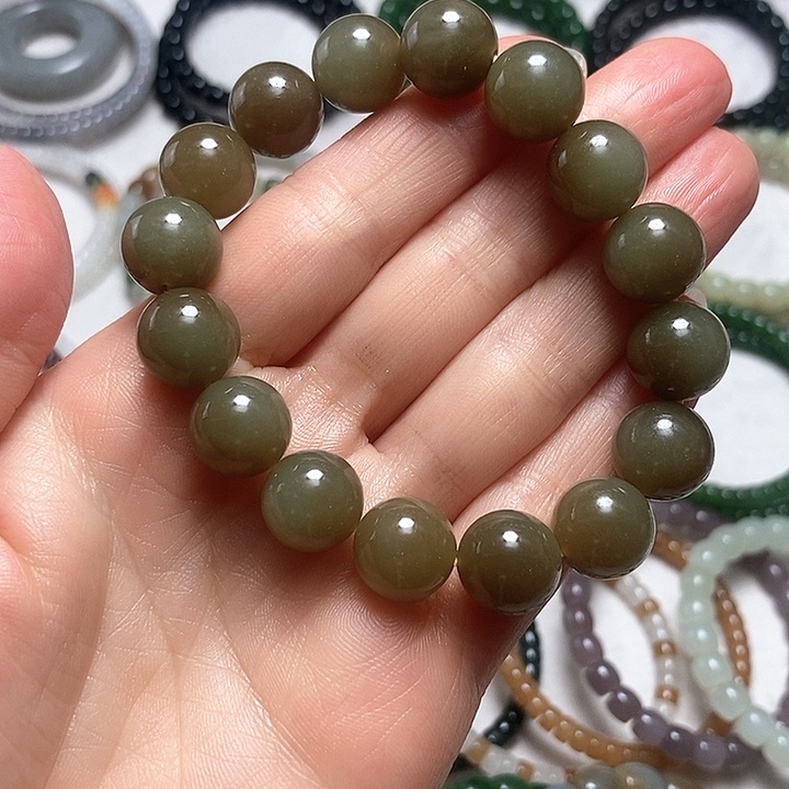 和田玉手链未镶嵌