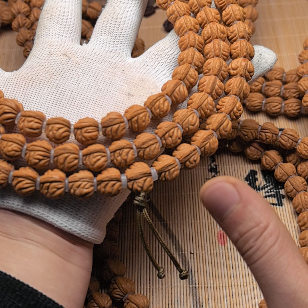 吊坠桃核麒麟纹脖挂桃核