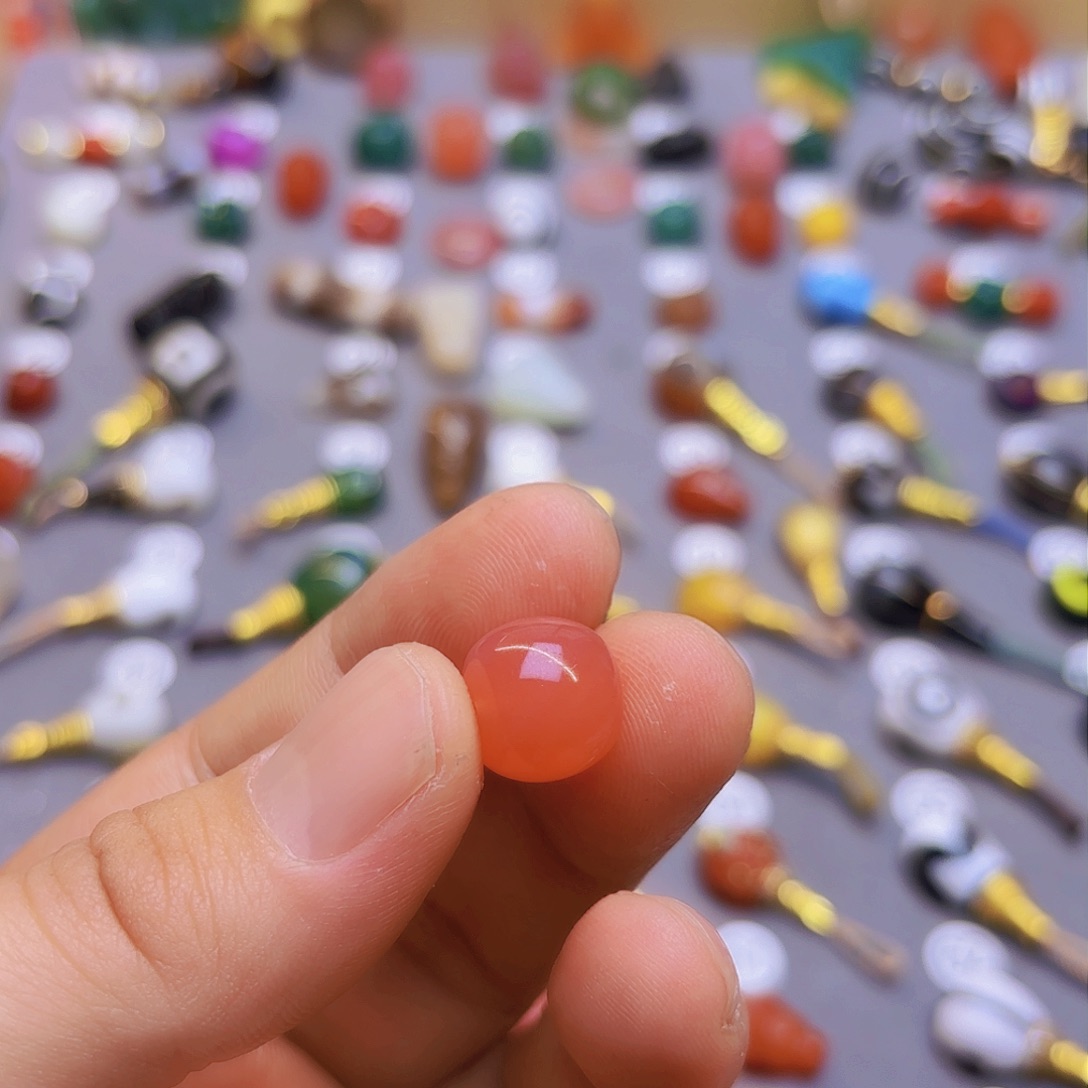 玛瑙/玉髓隔珠未镶嵌璟*