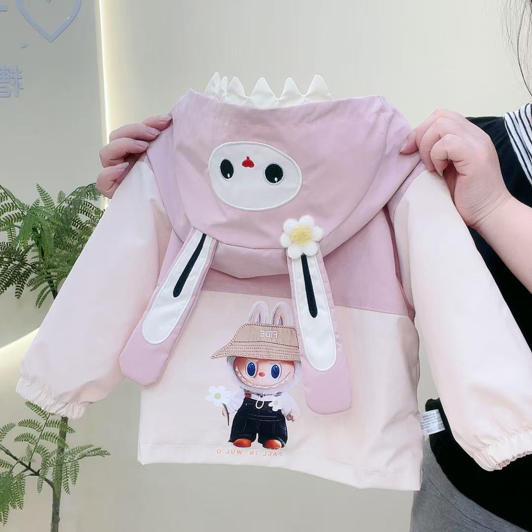 【秋季新品】儿童秋装时尚卡通外套女童连帽上衣2025新款秋季