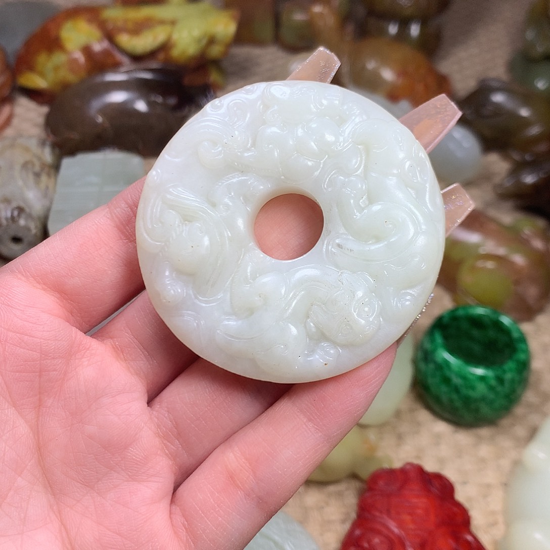 白玉菩提吊坠挂件