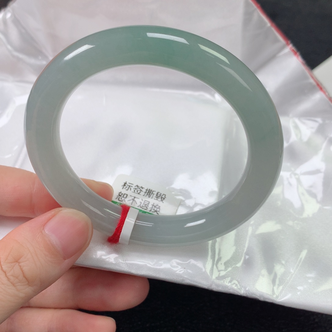 未镶嵌手镯翡翠缅甸天然翡翠手镯54