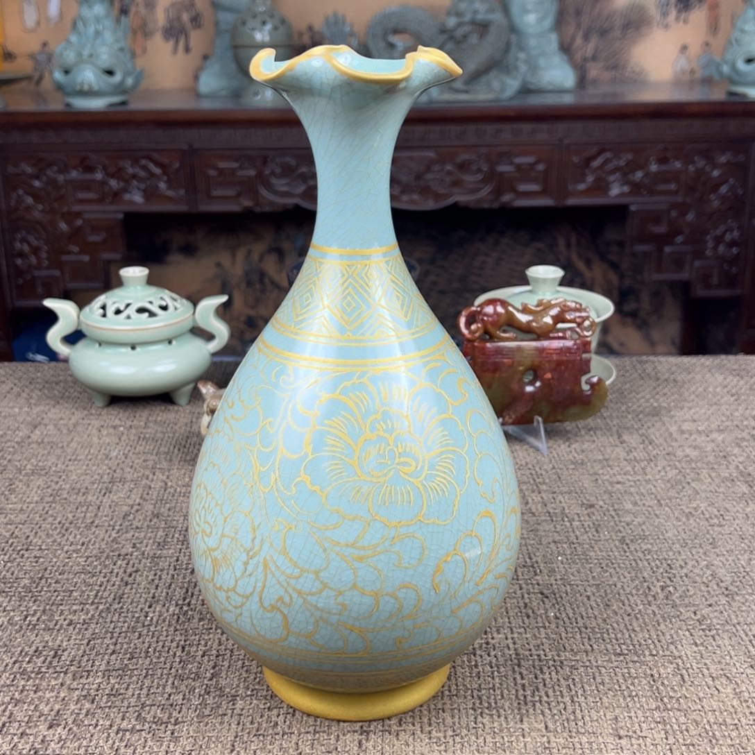 瓷片Lao窑瓷直播间开门货正能量