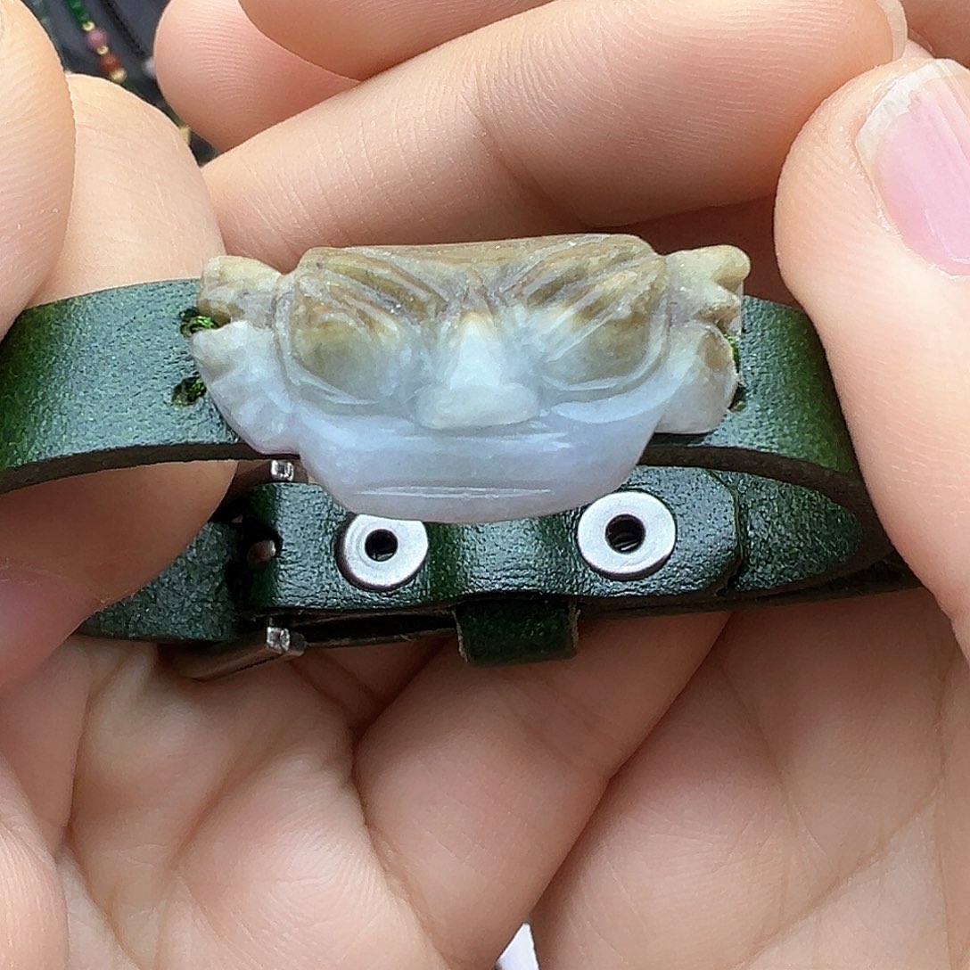 翡翠戒指未镶嵌炸
