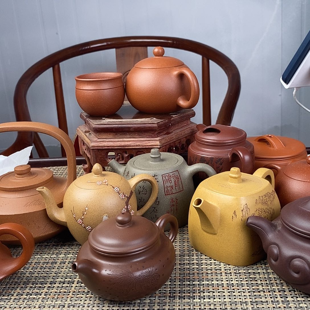 清***）紫砂茶壶宜兴紫砂壶茶壶老丁山紫砂