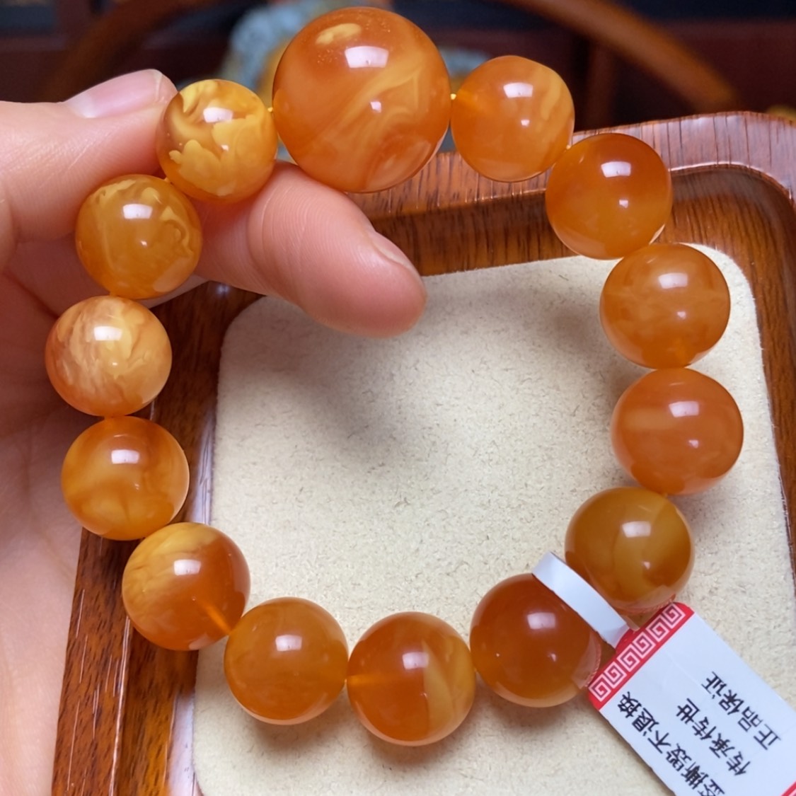 【闪购商品】蜜蜡手链未镶嵌手串