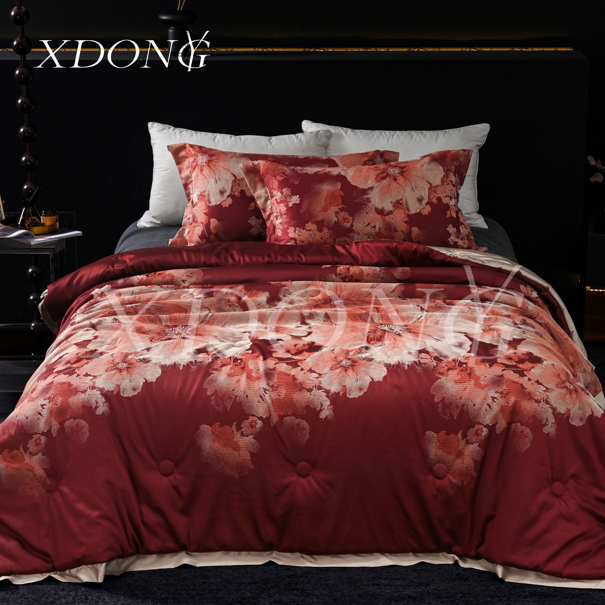 XDONGY（冬云家纺）200*230高精密贡缎 柔软亲肤 花想容 冬被