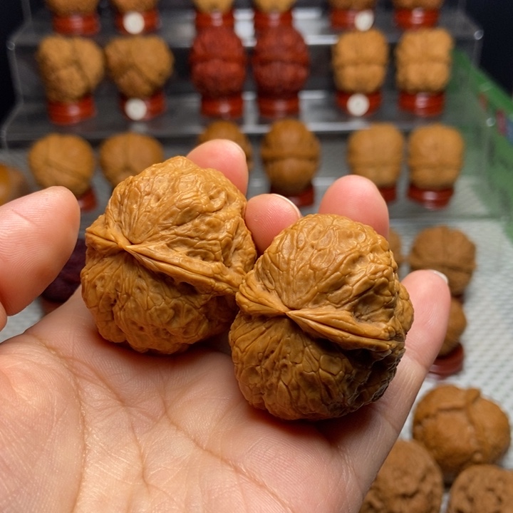 把件文玩核桃麒麟背32