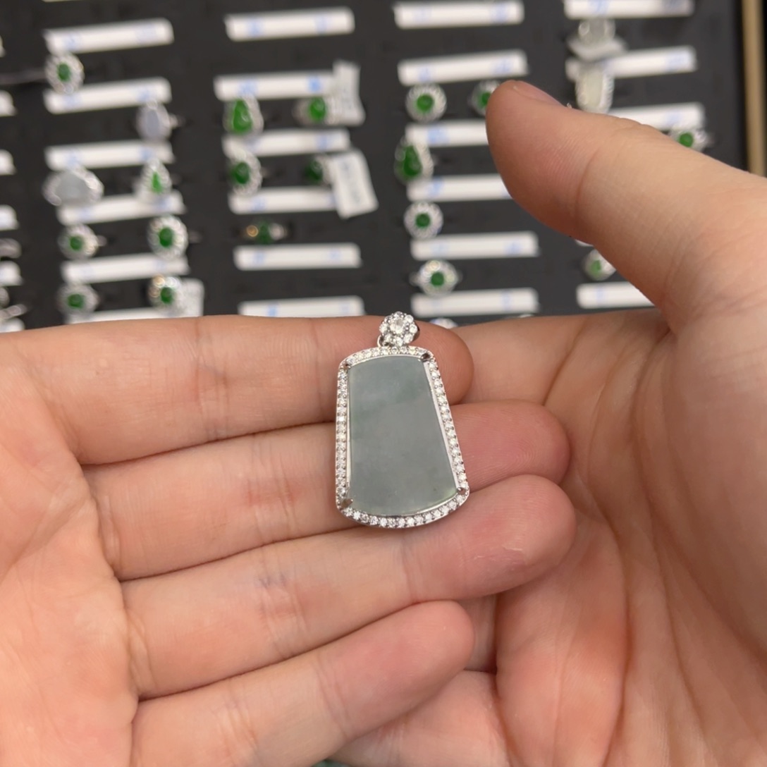 翡翠戒指未镶嵌翡翠吊坠