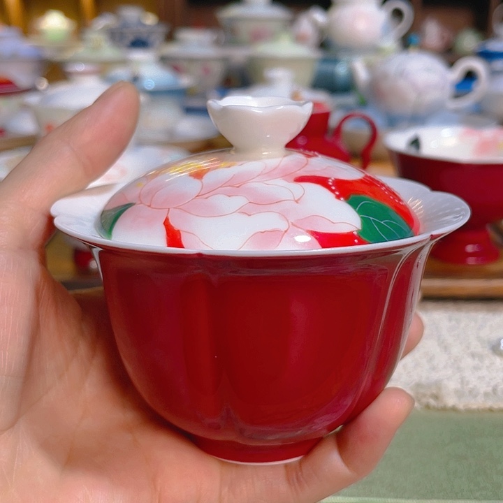 【闪购商品】曉*富华凝瑞盖碗