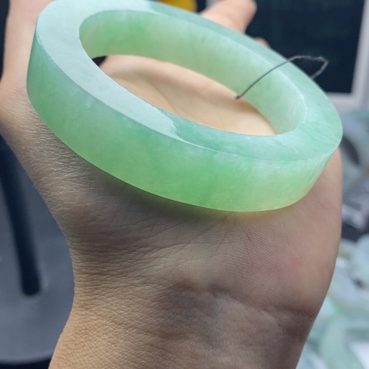 定制翡翠翡翠手镯未镶嵌柳**飘