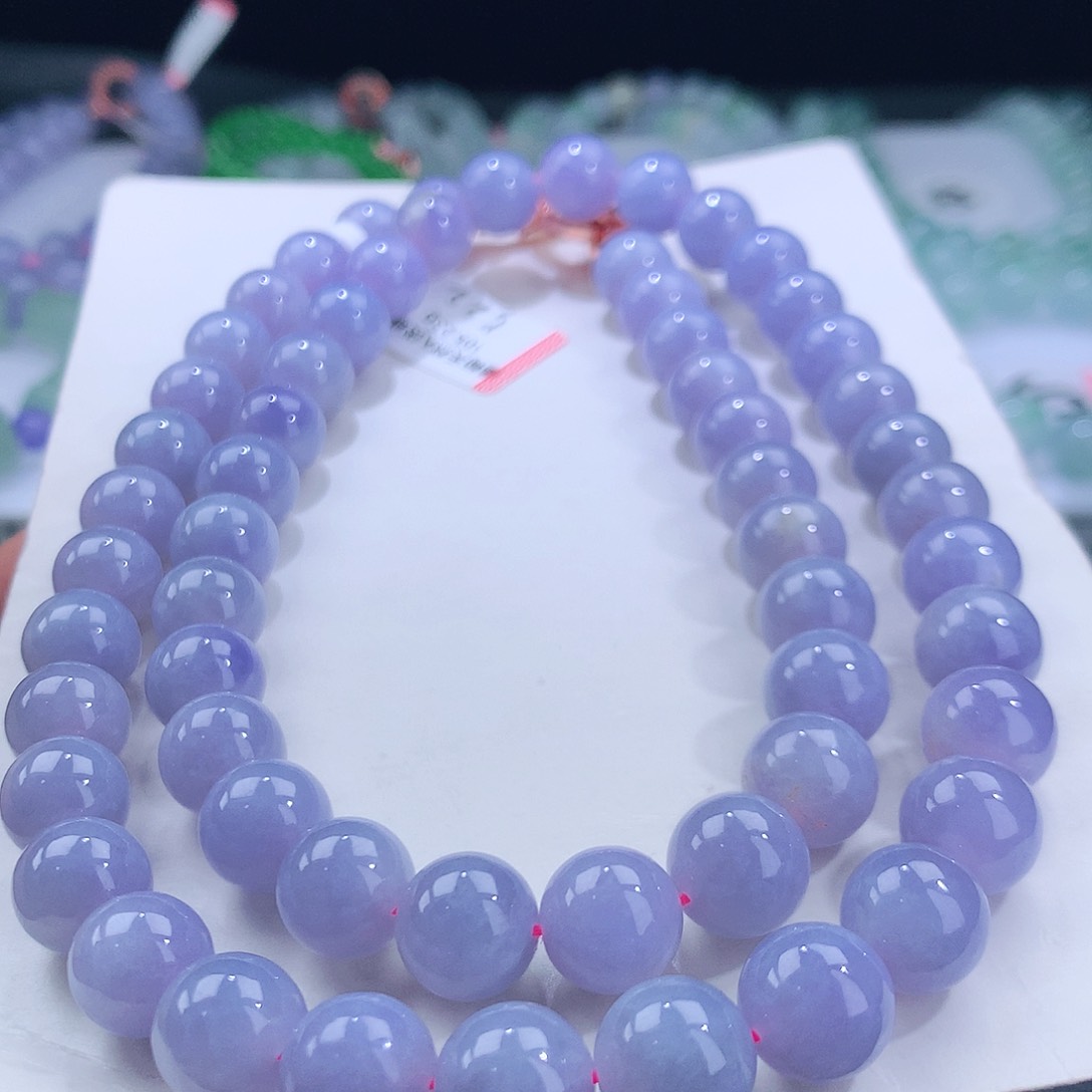 翡翠手串未镶嵌卡9-10