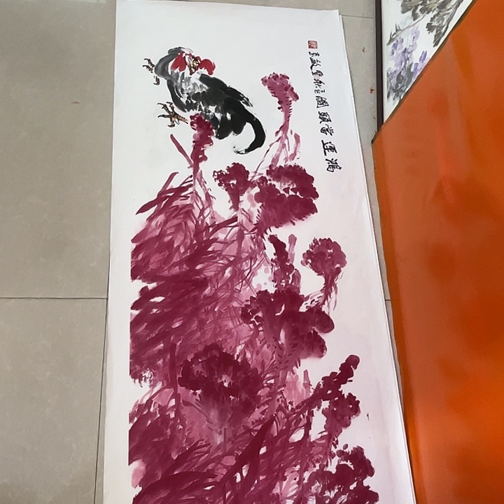 国画张圣敏先生纯手绘作品