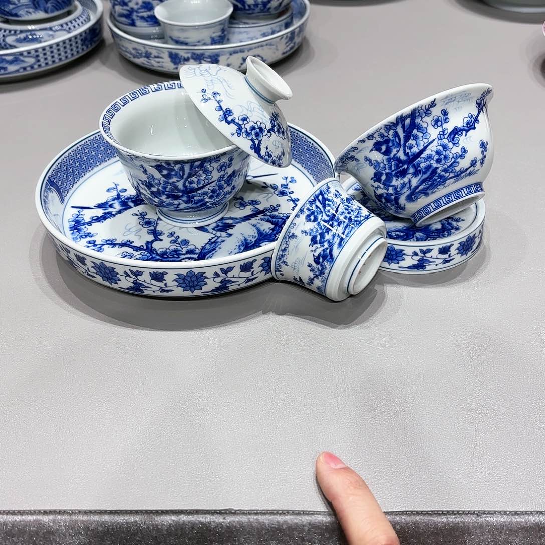 盖碗景德镇高温茶具