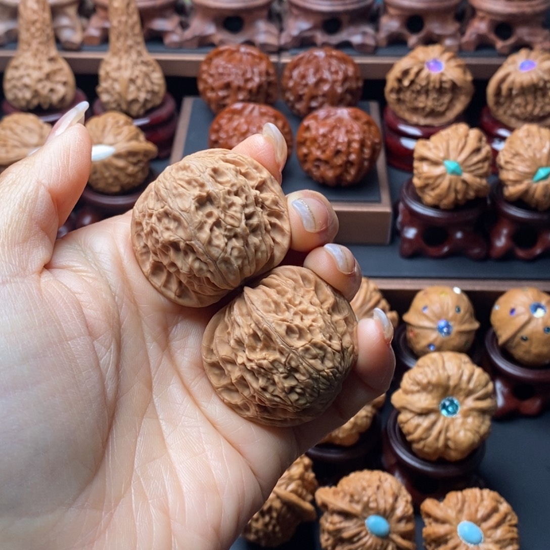 潮***汐吊坠文玩核桃山地磨