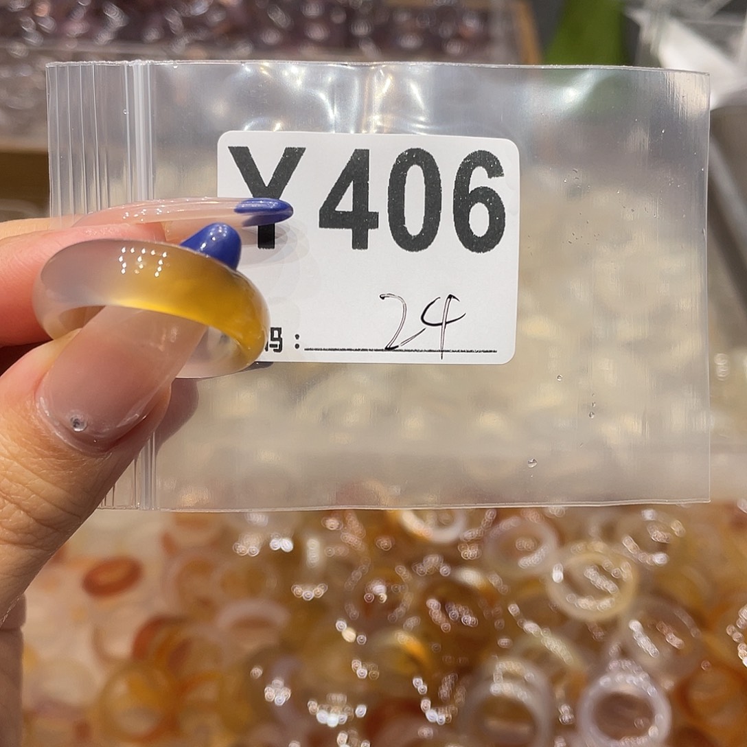 玛瑙/玉髓未镶嵌戒指406