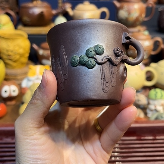 紫砂茶杯紫砂主人杯