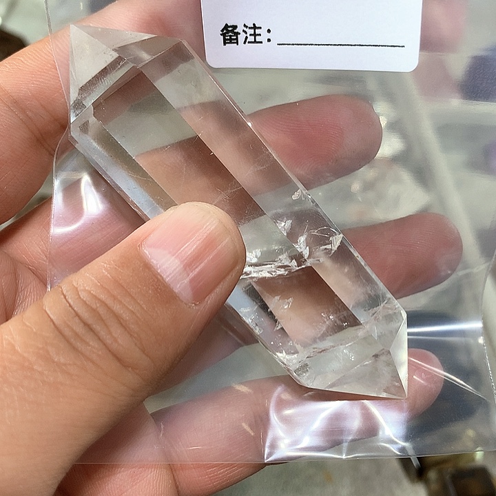 水晶天然水晶柱子A258未镶嵌灬*