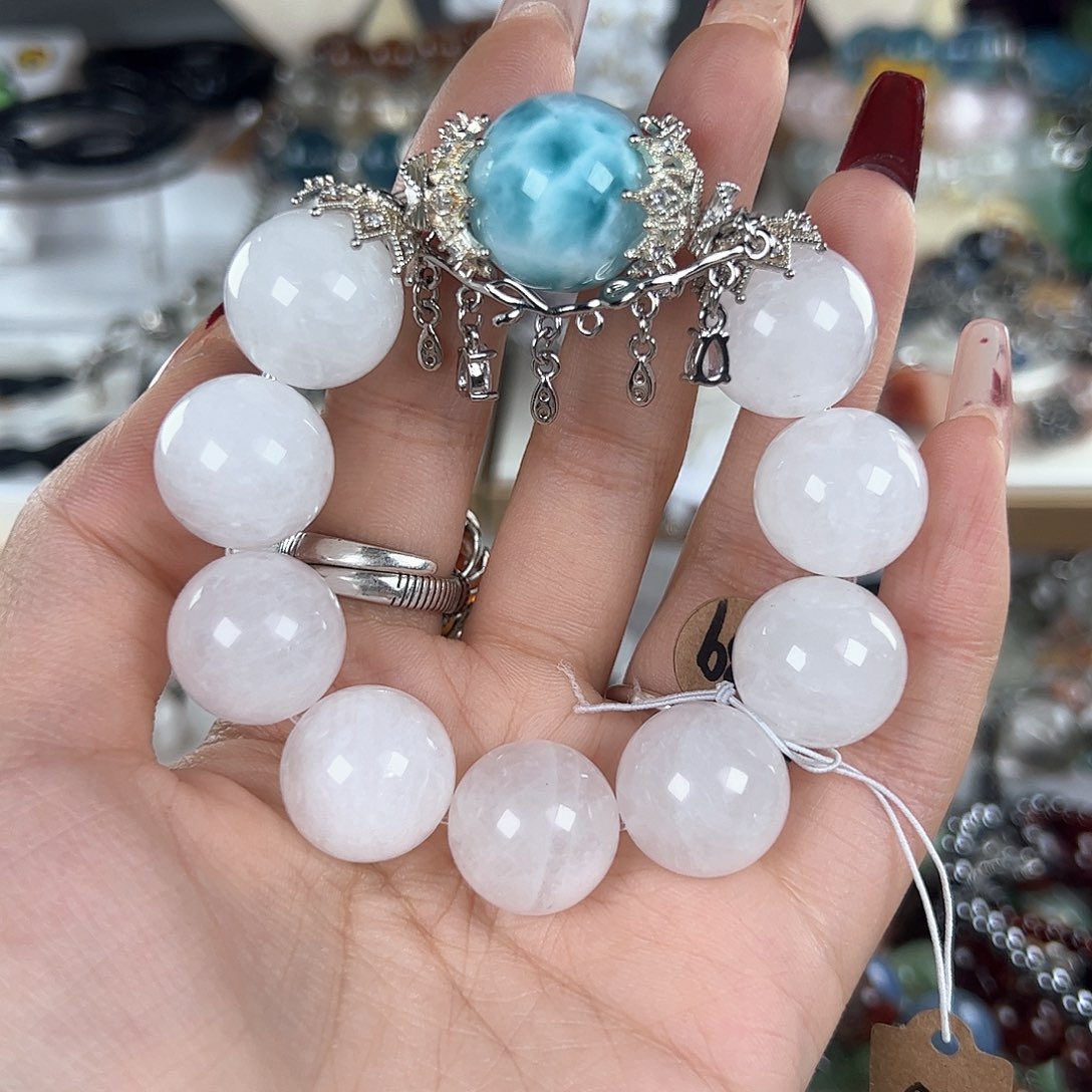 水晶手链未镶嵌又***望