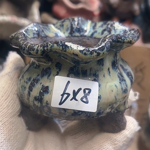 红陶粗陶花盆手工