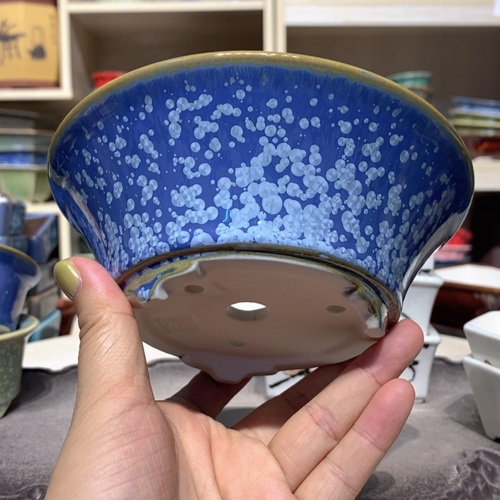 枫***韵紫砂花盆瑕疵5.5-15。。。