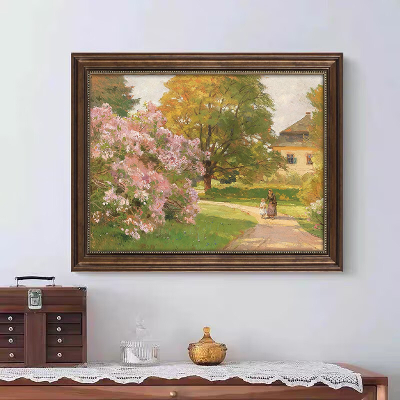 SA36欧式田园风景装饰画别墅客厅壁画餐厅挂画卧室墙画走廊过道画