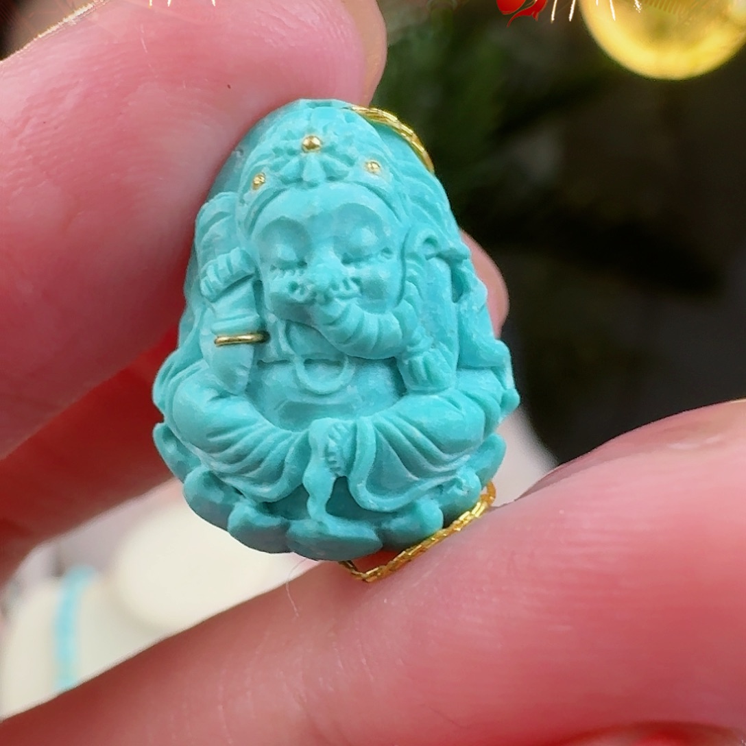 绿松石珠宝奇石未镶嵌