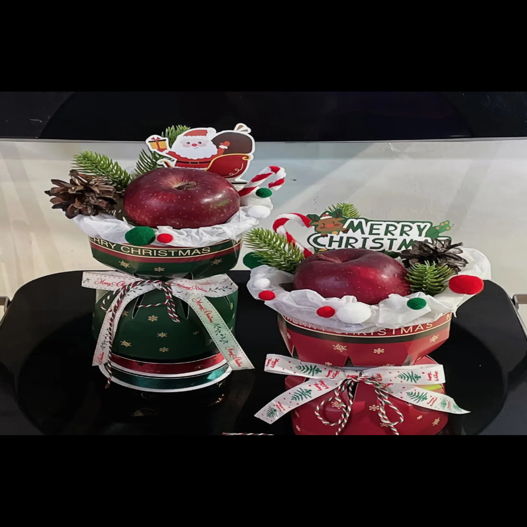 圣诞迷你平安果颜色随机（同城小时达）