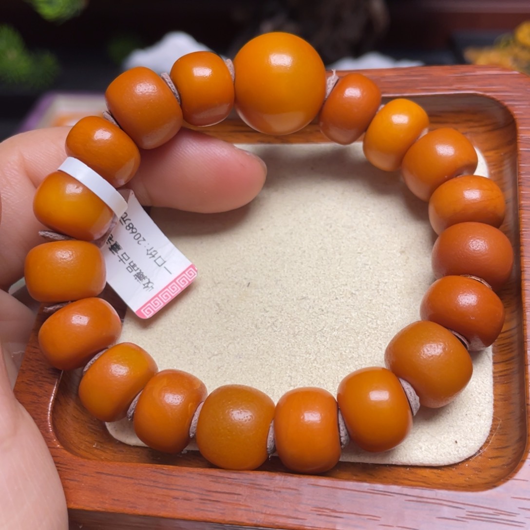 蜜蜡手链未镶嵌手串