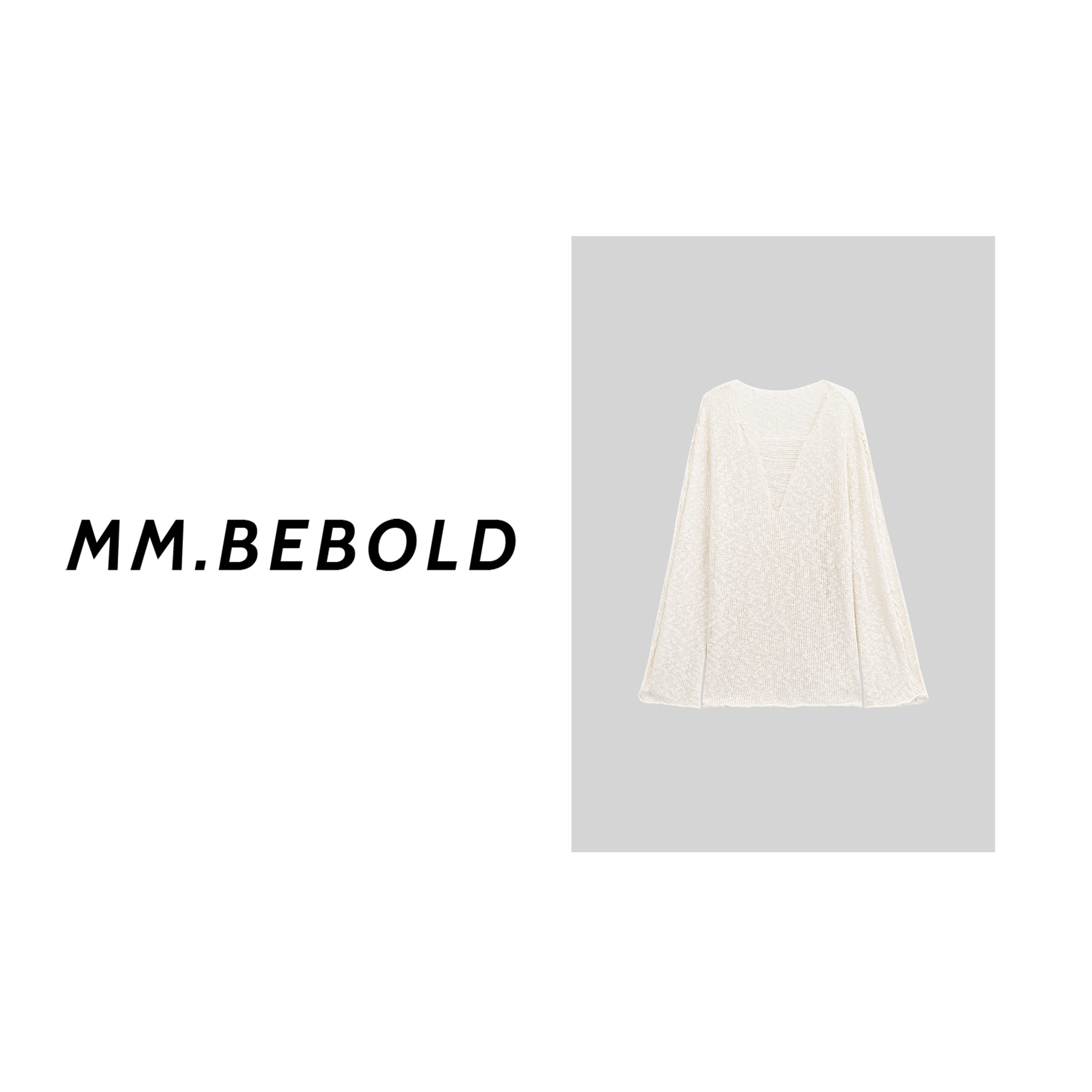 【妙姐精选】V领时髦镂空上衣MQJ2121