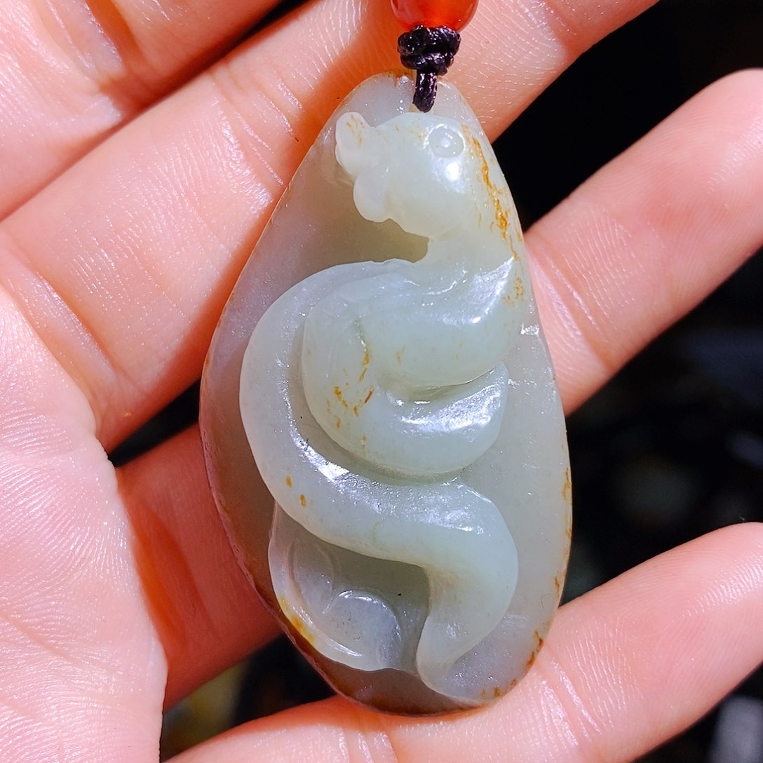 和田玉颈饰未镶嵌