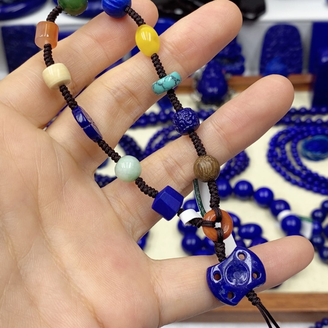 青金石手链未镶嵌