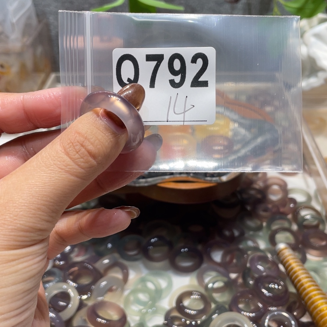 玛瑙/玉髓未镶嵌戒指792