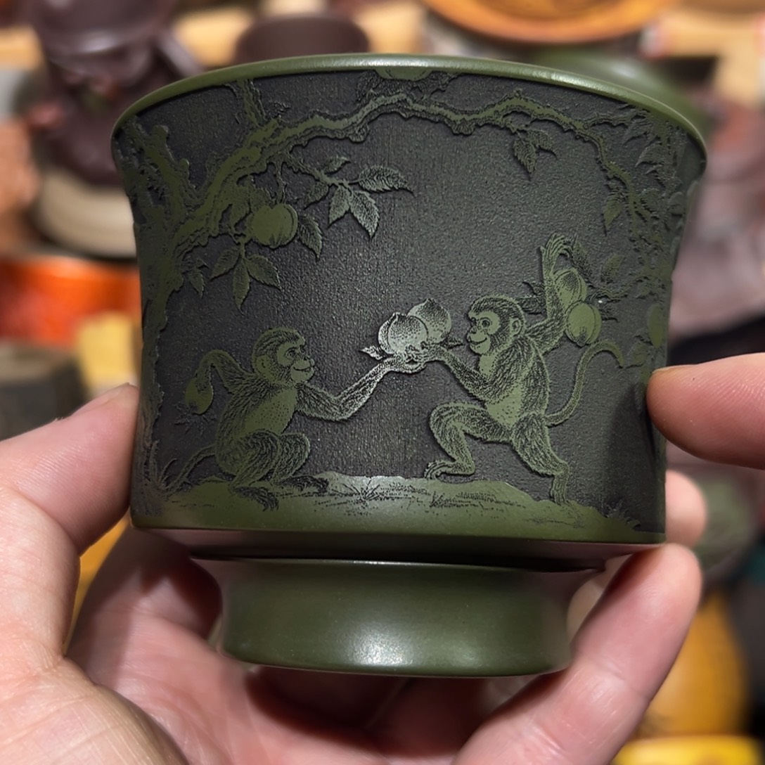 茶杯紫砂宜兴紫砂主人杯