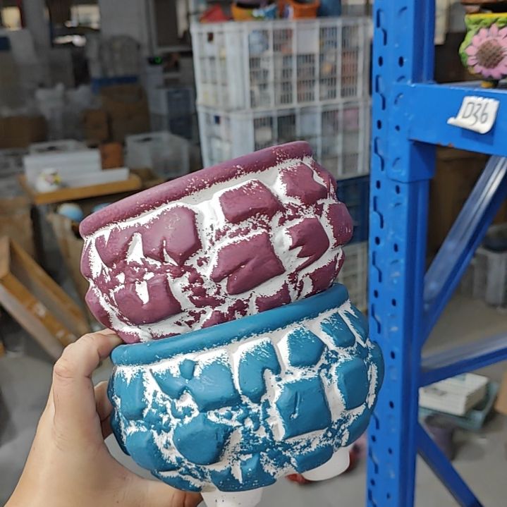 红陶吸水透气的白陶花盆凑满12发货