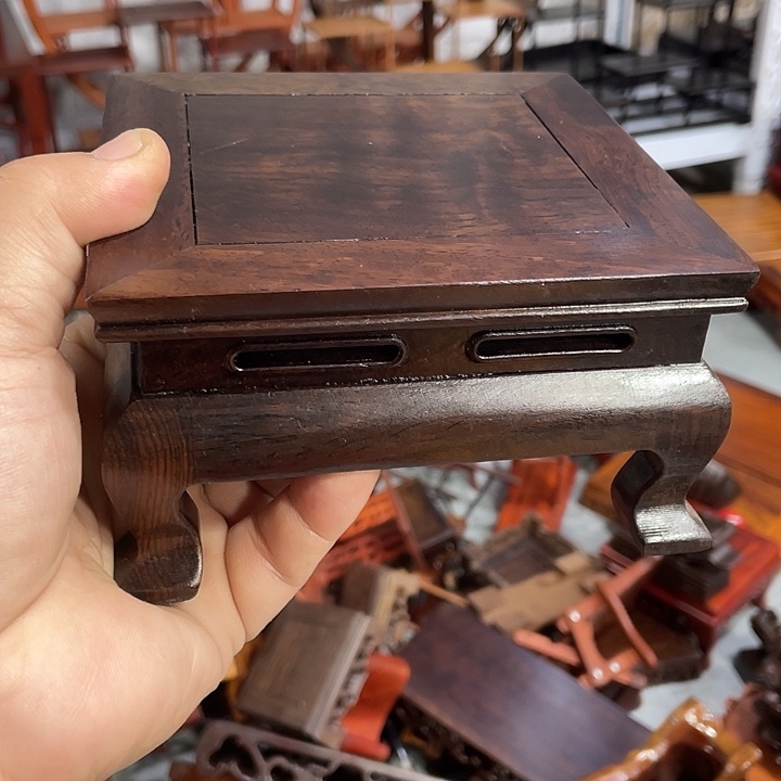 香榧木红木底座工艺品13