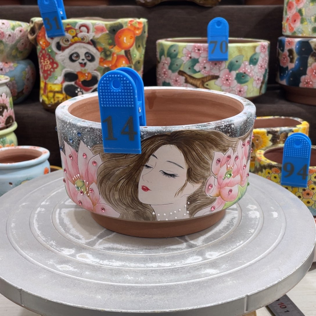 红陶多肉花盆特价瑕疵