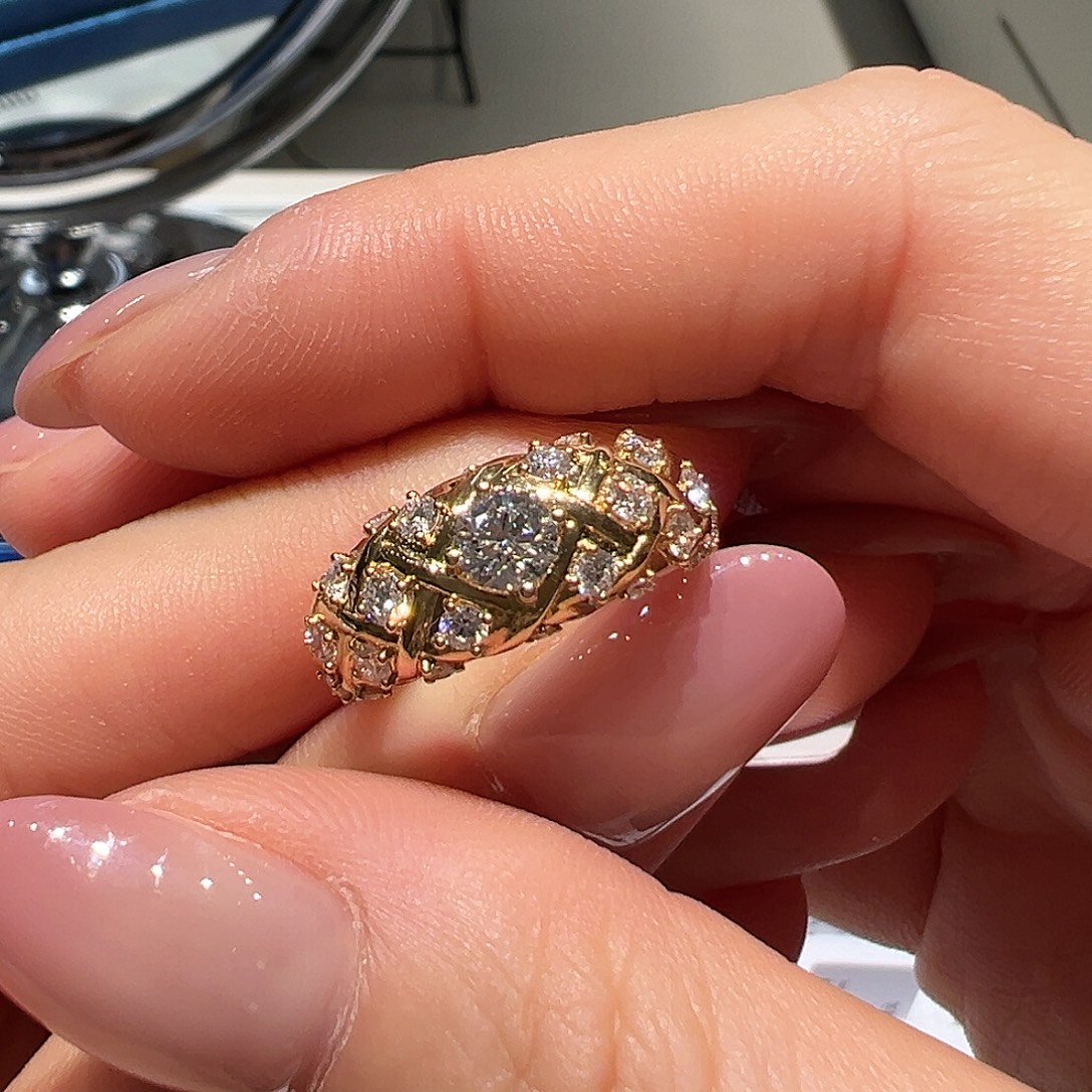 爱***芙实验室培育钻石18K金镶嵌@@yhh01957